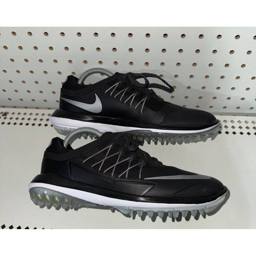 Nike Lunar Control Vapor Womens Golf Shoes Spikes Size 7 Black Gray 849979-001 - Picture 7 of 10